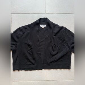 Calvin Klein black cropped cardigan. Size XL